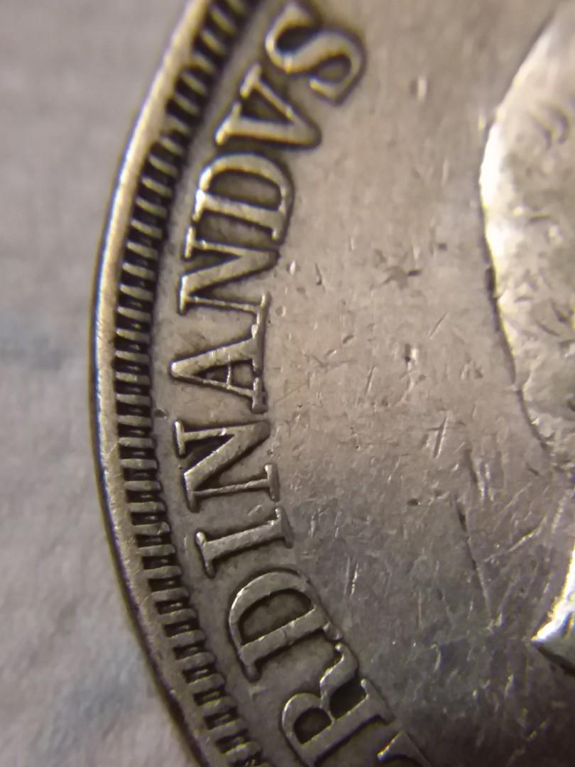 意大利1845 年120 G 大銀幣, 興趣及遊戲, 收藏品及紀念品, 錢幣- Carousell