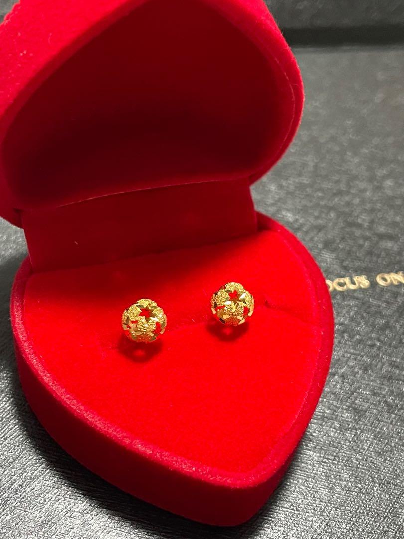 Real gold earring clearance