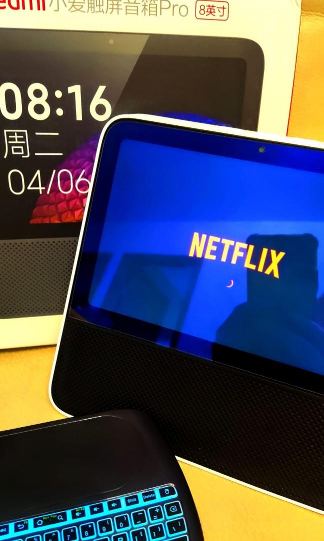 小米智能迷你電視Youtube Netflix神器消費券可用Redmi 觸屏音箱Pro8 全新開心版触屏藍牙喇叭可裝其他軟件抗疫家居自私睇Redmi  Mi