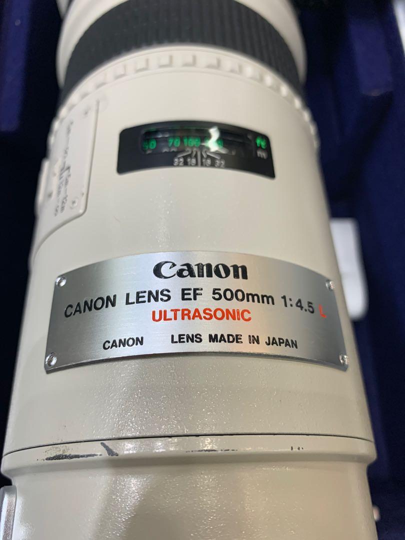 超平長炮Canon EF 500mm f4.5 L 500 4.5, 攝影器材, 鏡頭及裝備- Carousell
