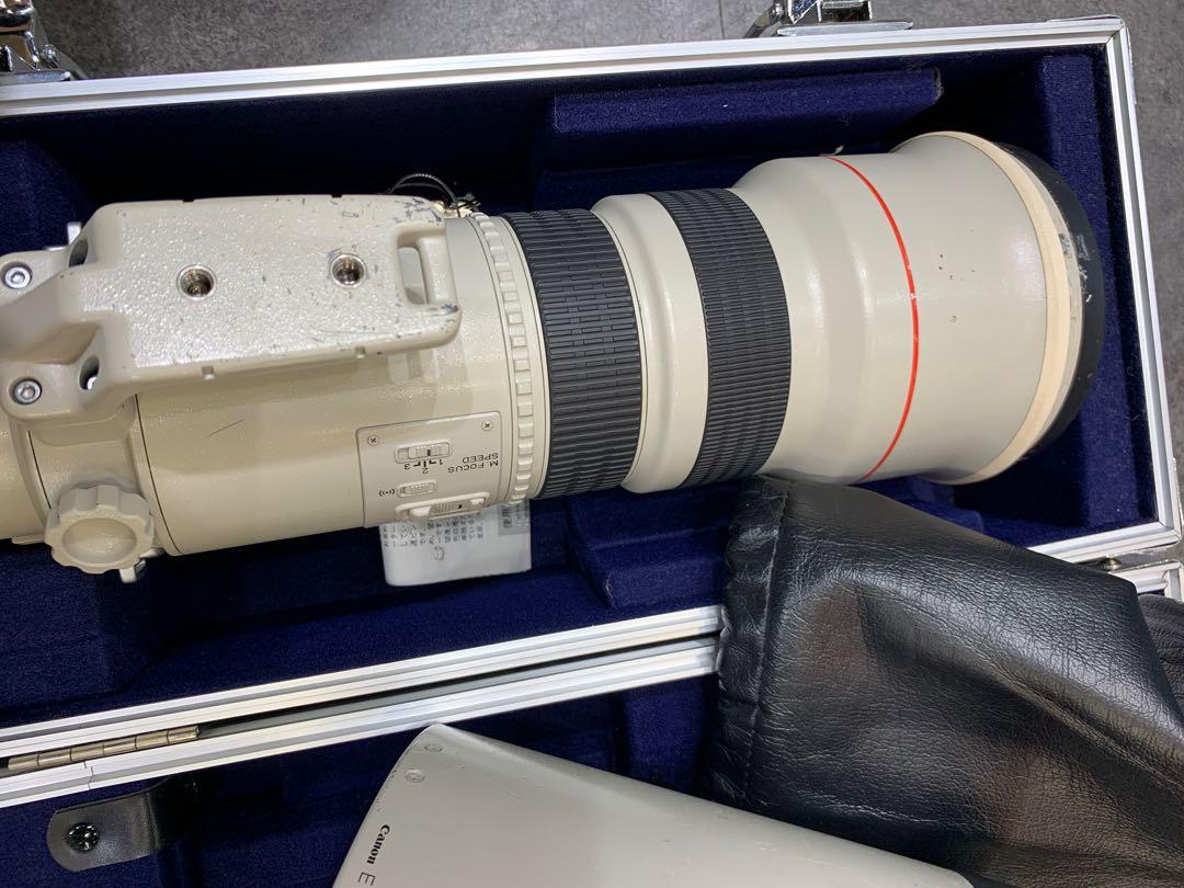 即決 良品 キヤノン EF500mm F4.5L USM ケース付き - カメラ、光学機器