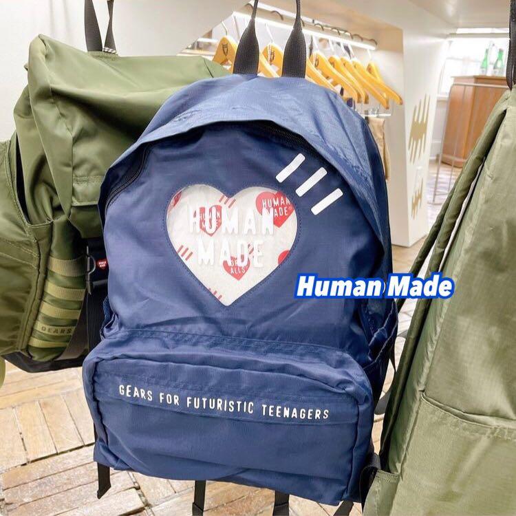 預訂Human Made 今日新作🇯🇵 NYLON RIP-STOP HEART BACKPACK, 預購