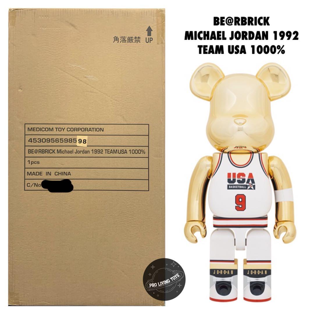 現貨發售IN STOCK]    BE@RBRICK - Michael Jordan 1992 TEAM USA 1000