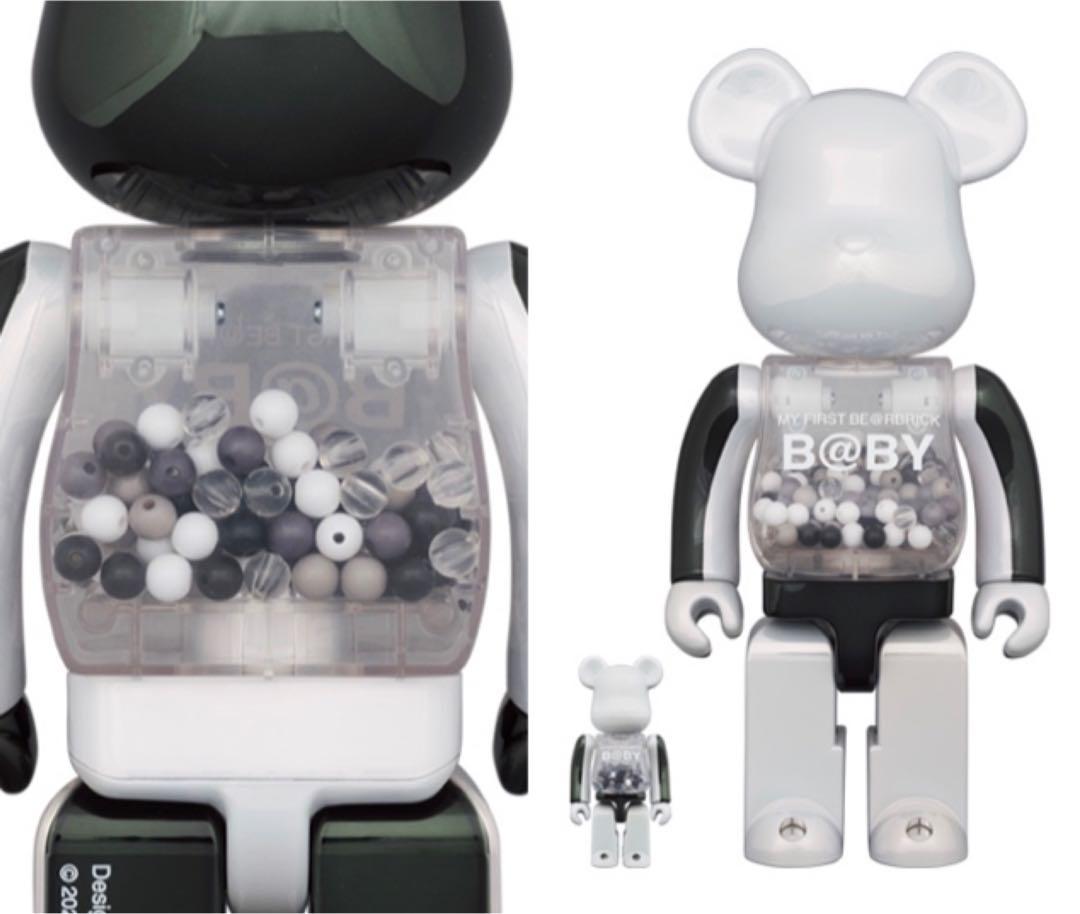 MY FIRST BE@RBRICK B@BY CLEAR BLACK