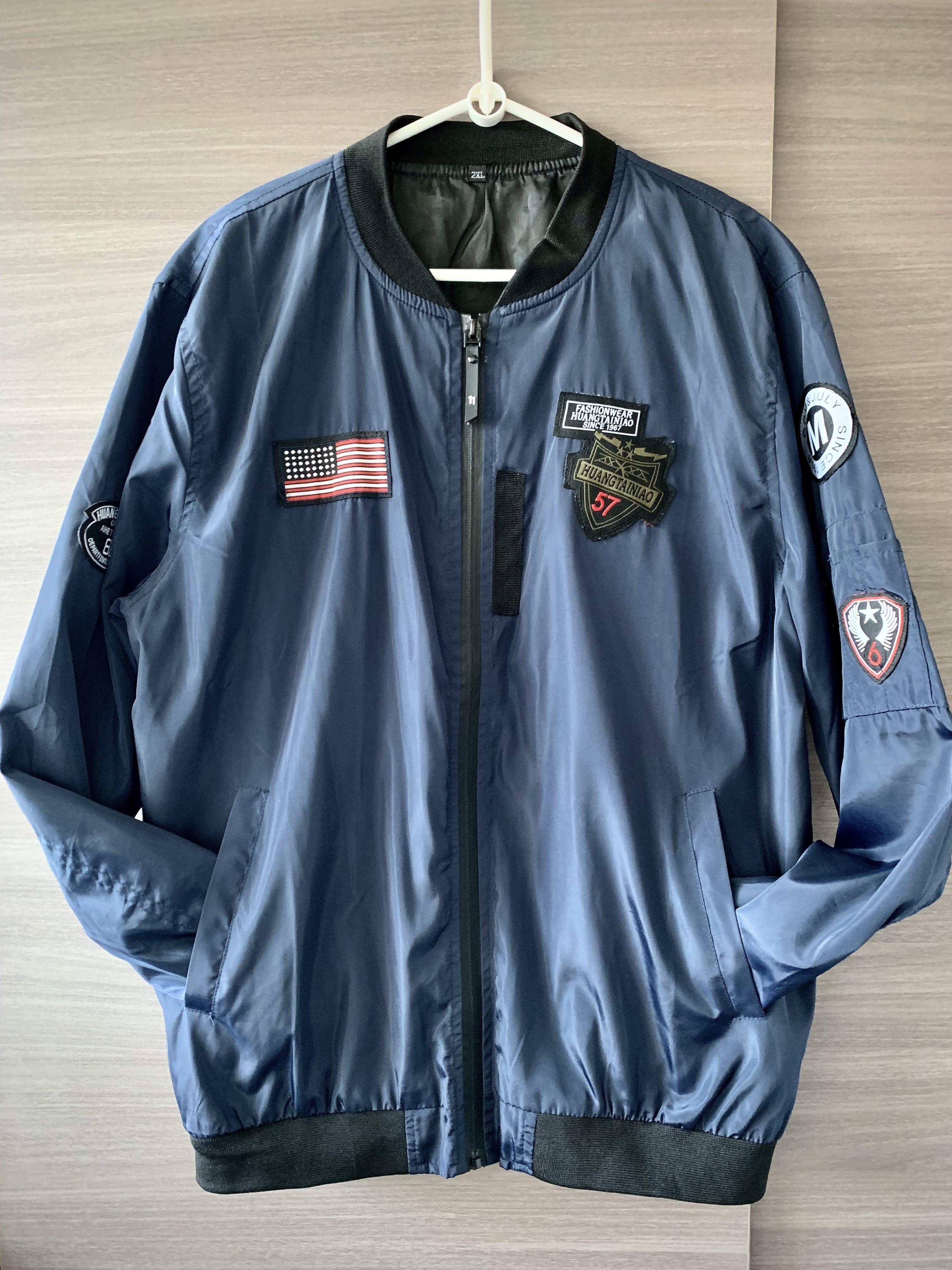 時尚ultra Light 美國空軍風褸alpha Ma 1 Bomber Jacket 款飛行員棒球外衣中古古著懷舊風usa 軍服夾克街頭服飾 Souvenir Jacket款配搭nike Aj 系列必選