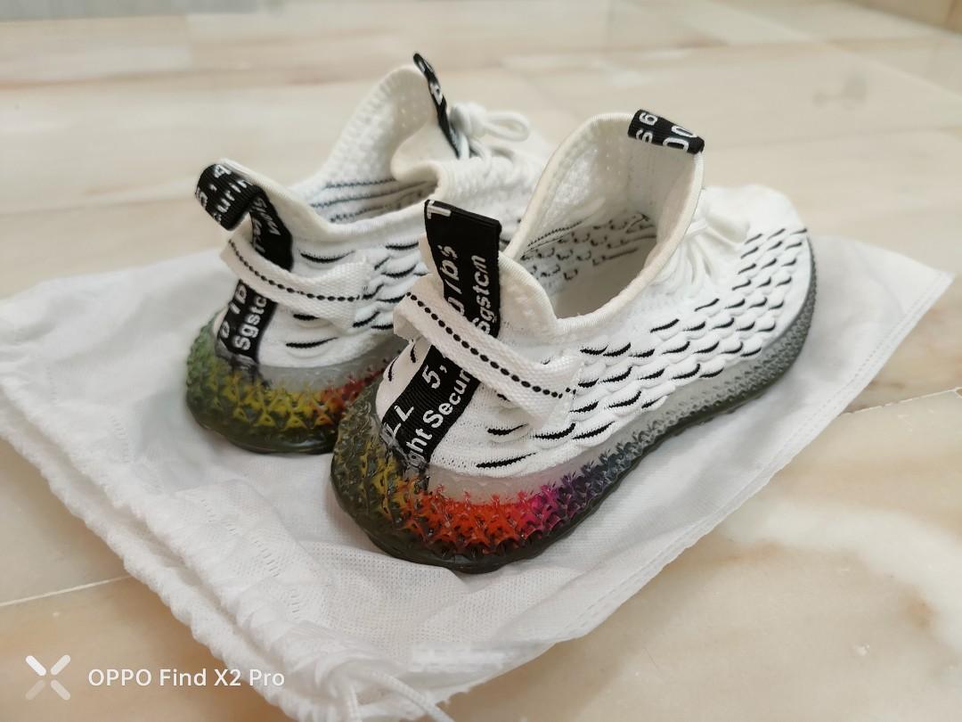 Rainbow cheap sole shoes