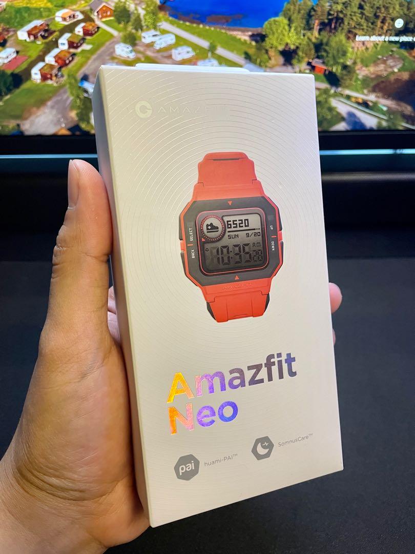 Amazfit Neo (RED), Mobile Phones \u0026 Gadgets, Wearables \u0026 Smart Watches on  Carousell