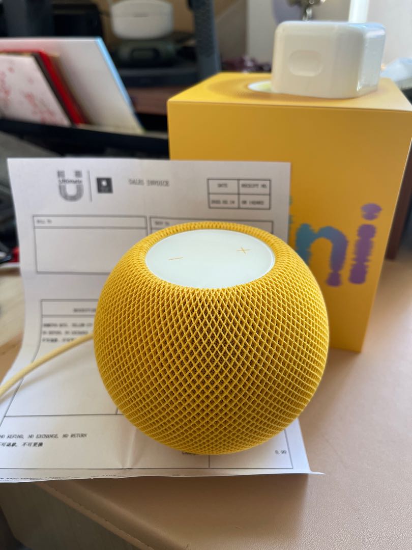 Apple HomePod mini 黃色, 音響器材, Soundbar、揚聲器、藍牙喇叭