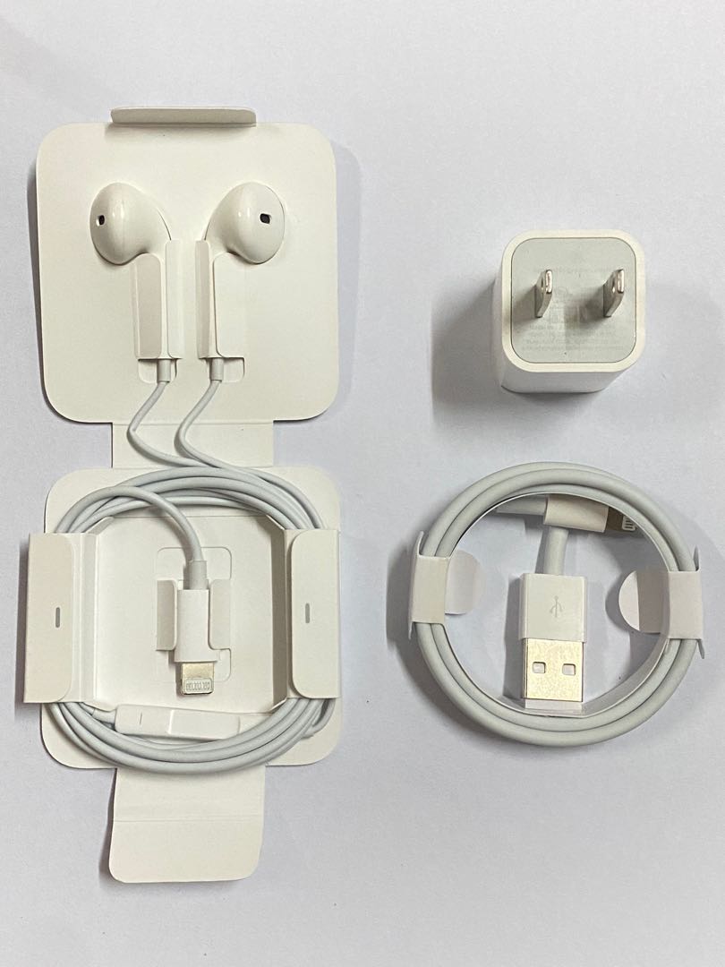 Apple iPhone Charger Lightning Cable Adapter Lightning Earpods, Mobile