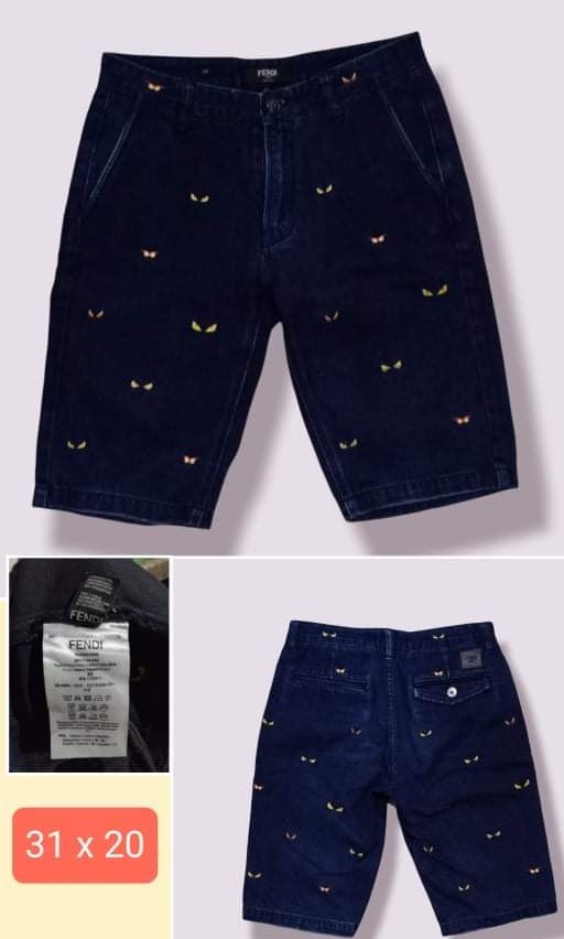 Authentic FENDI monster eye short Men s Fashion Bottoms Shorts