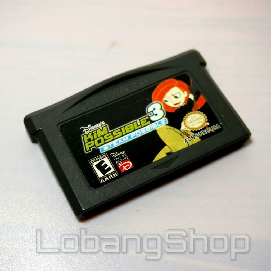 Authentic Kim Possible 3 Team Possible Game Cartridge for Nintendo Game Boy  Advance GBA GameBoy Console, Video Gaming, Video Games, Nintendo on  Carousell