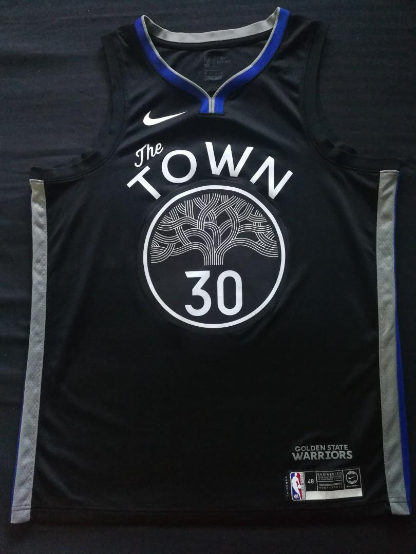gsw the town jersey