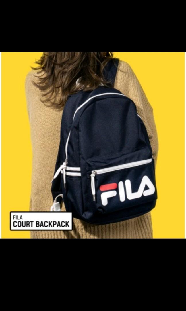 Backpack Fila Women s Fashion Bags Wallets Backpacks on Carousell