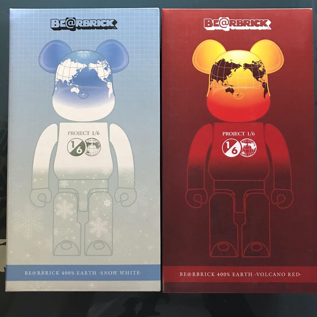 Be@rbrick Project 1/6 1 set 4 Earth Snow White volcano Red 400