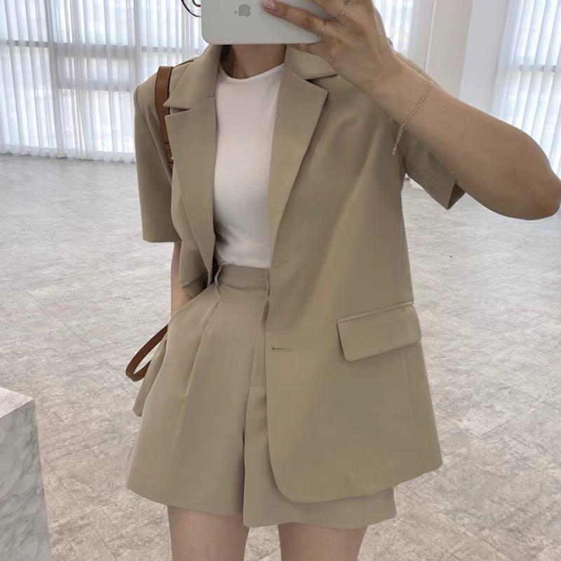 blazer and shorts coord