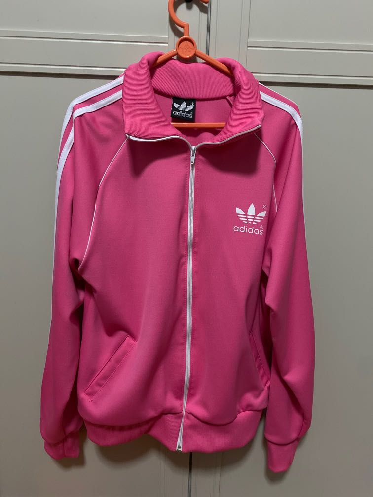 Adidas jacket women pink shop