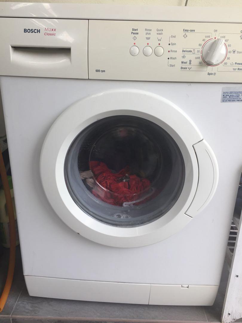 Bosch Maxx Washing Machine 7kg, TV & Home Appliances, Washing Machines