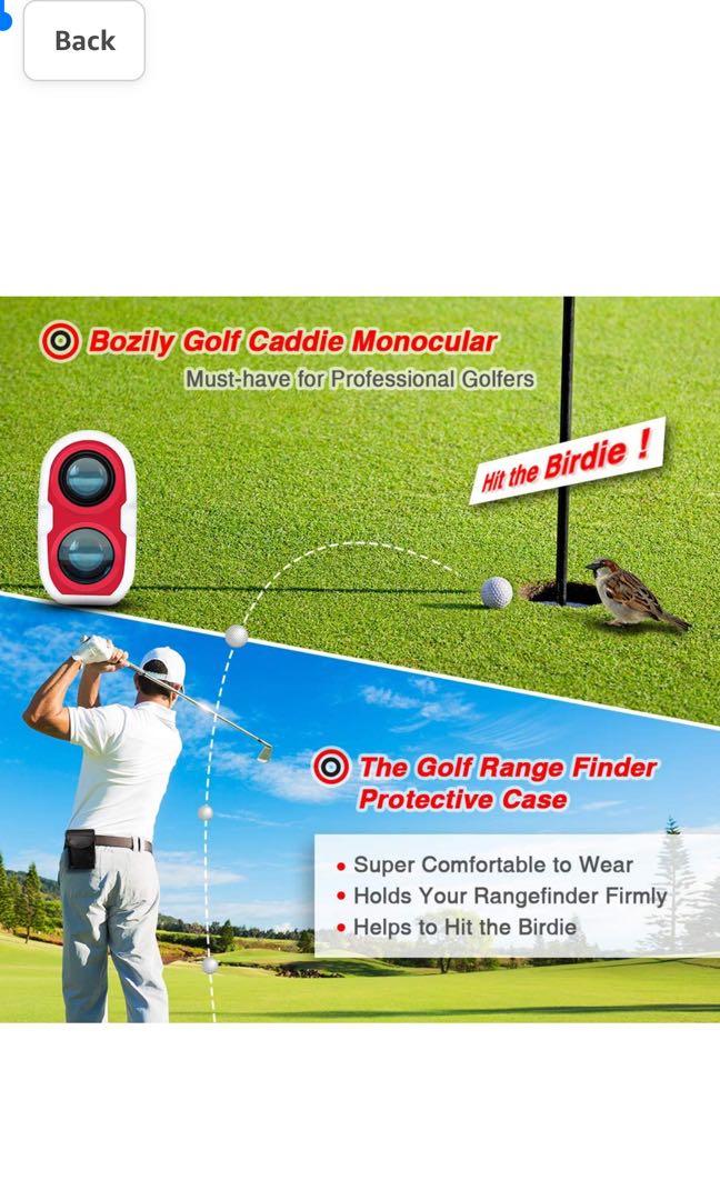 Bozily Golf Rangefinder,Hunting Rangefinder 6X Laser Range Finder 1000