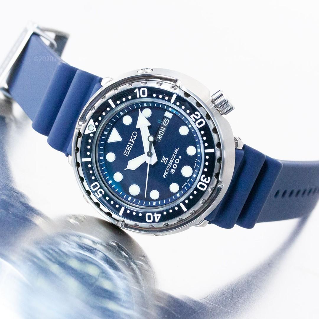 Brand New Seiko Prospex Professional 300m Quartz Tuna JDM Kanji Day SBBN043,  Men's Fashion, Watches & Accessories, Watches on Carousell