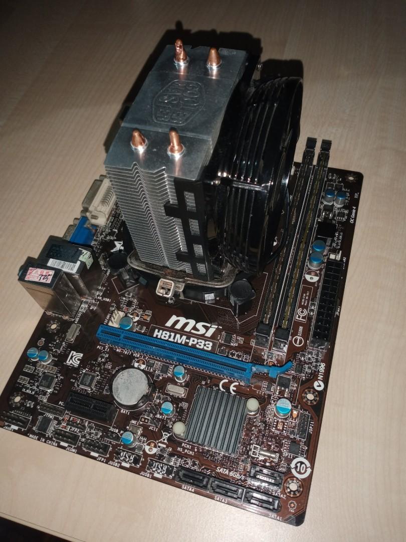 Bundle Combo Motherboard + CPU, Computers & Tech, Parts & Accessories