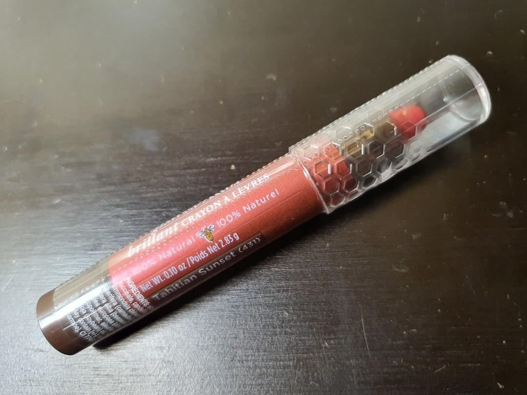 Burt's Bees gloss lip crayon (Tahitian Sunset 431), Beauty & Personal