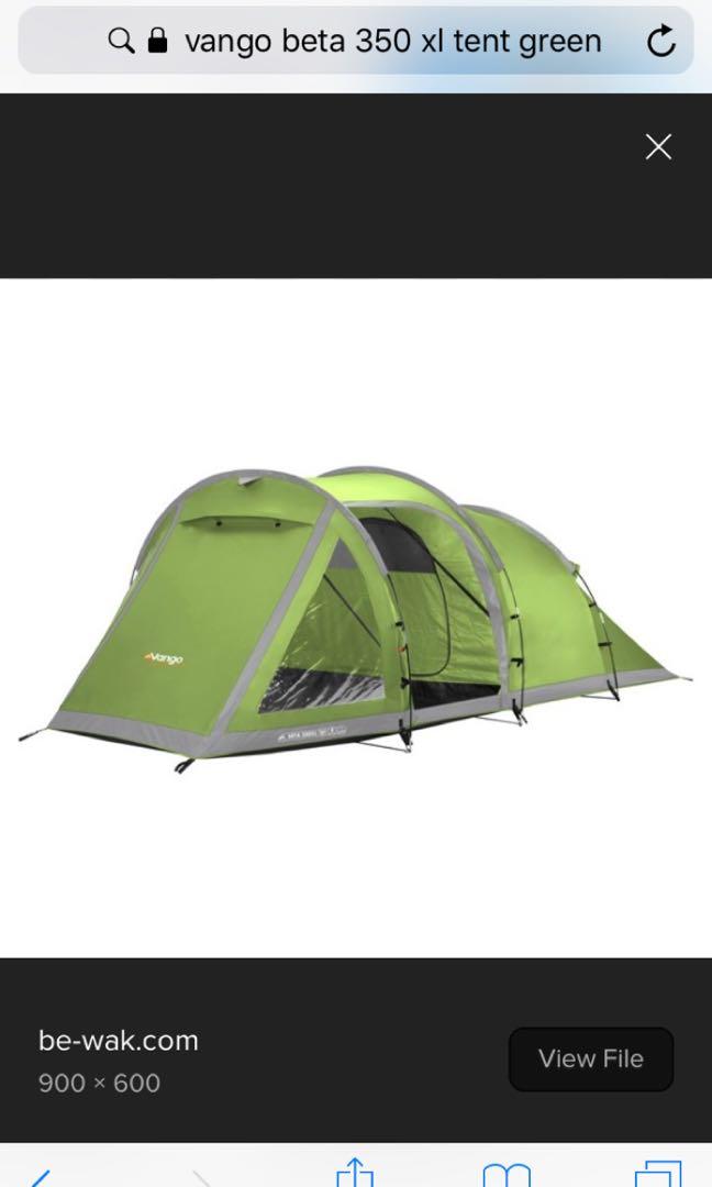 Vango cheap beta 350