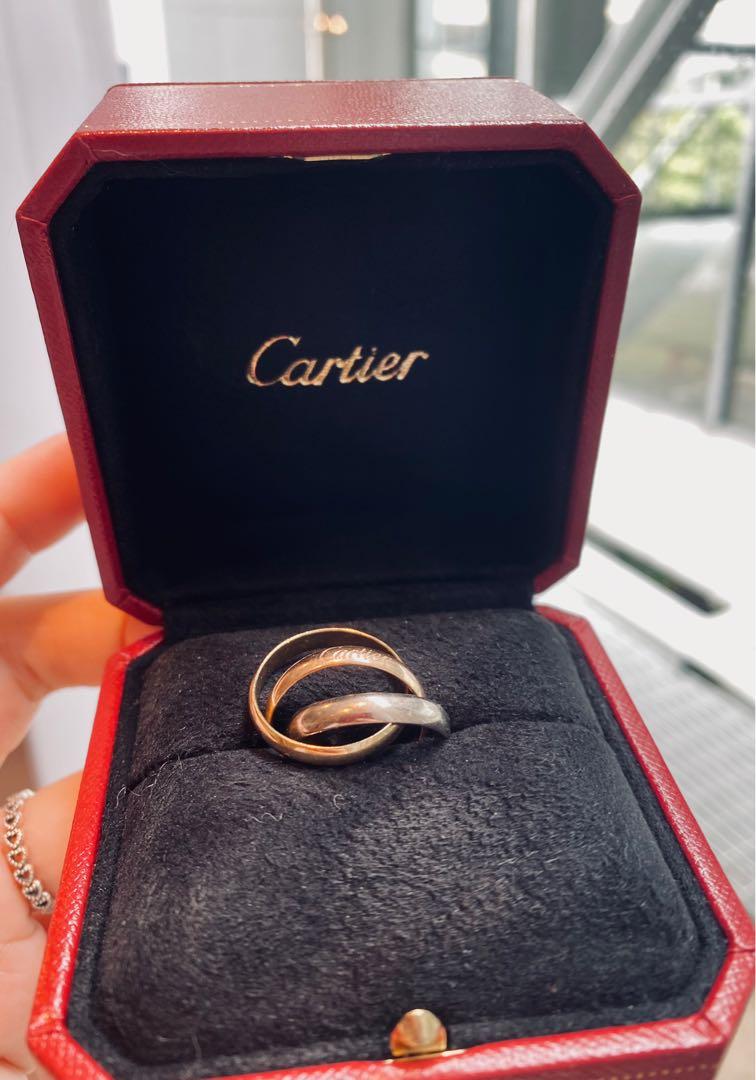Cartier ring TRINITY CLASSIC RING SIZE 51 Luxury Accessories on