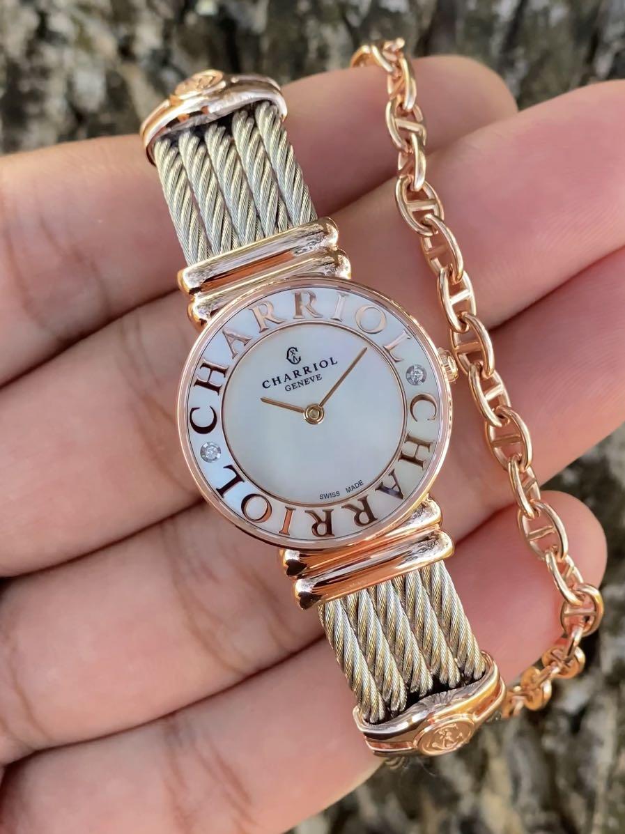 CHARRIOL St.Tropez Rose Gold Mother of Pearl 24.5mm