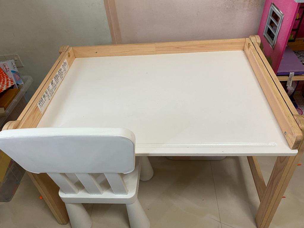 Children's desk, adjustable and Chair from IKEA, Babies & Kids, Baby