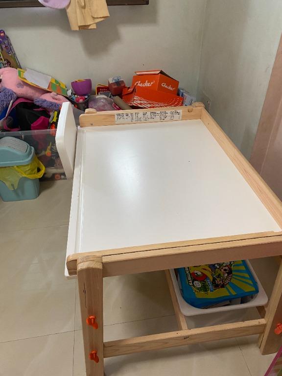 Children's desk, adjustable and Chair from IKEA, Babies & Kids, Baby