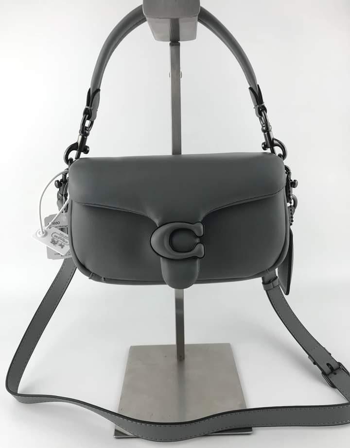 coach pillow tabby gray