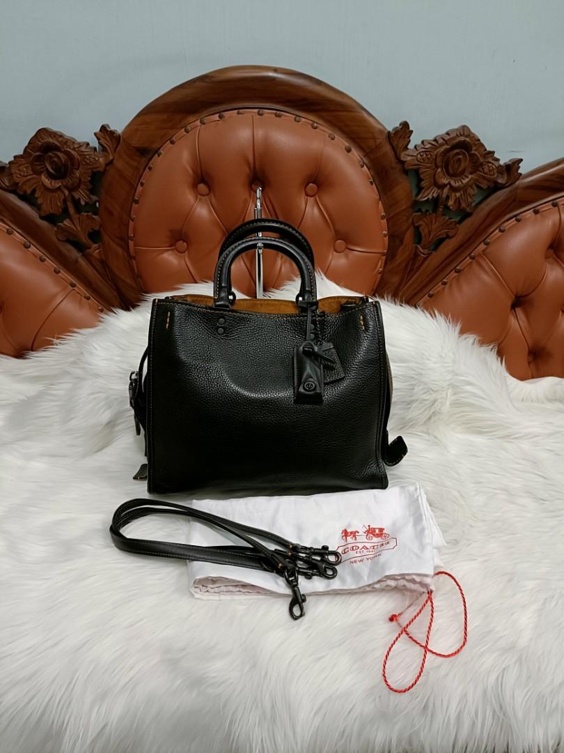 Coach Rogue 30 Leather Black