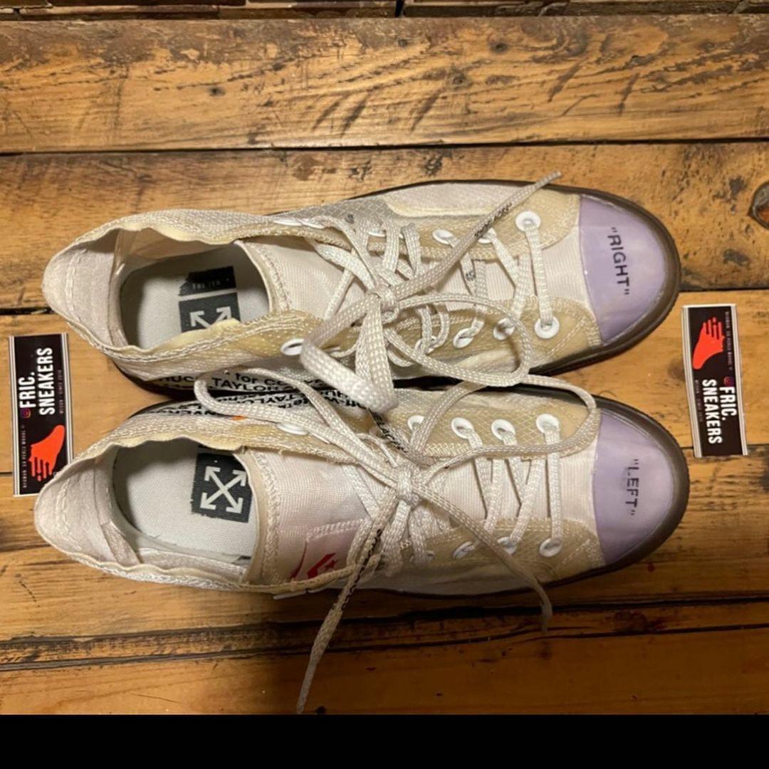 Converse x off white scatola shop