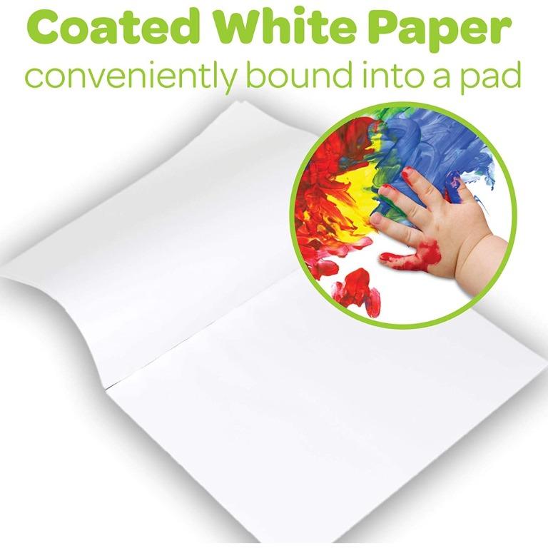 Crayola Giant Fingerpaint Paper Pad 25 Pages HZ0886, Hobbies & Toys ...