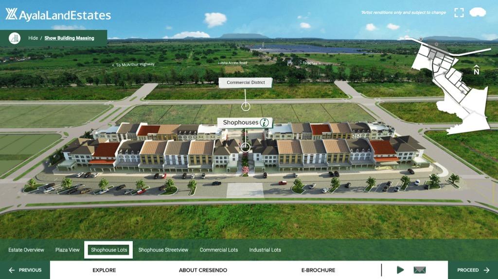 Cresendo SHOPHOUSE Commercial Lots For Sale Tarlac Ayala Land Pre