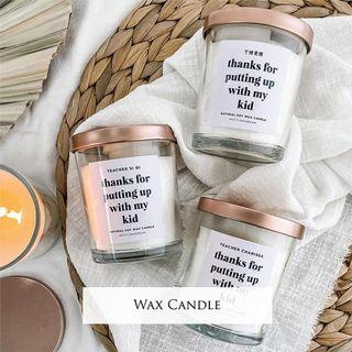 Customised Soy Wax Candle | Customised Scent Gift | Natural Pure Candle | Christmas Gift | Custom Name Candle