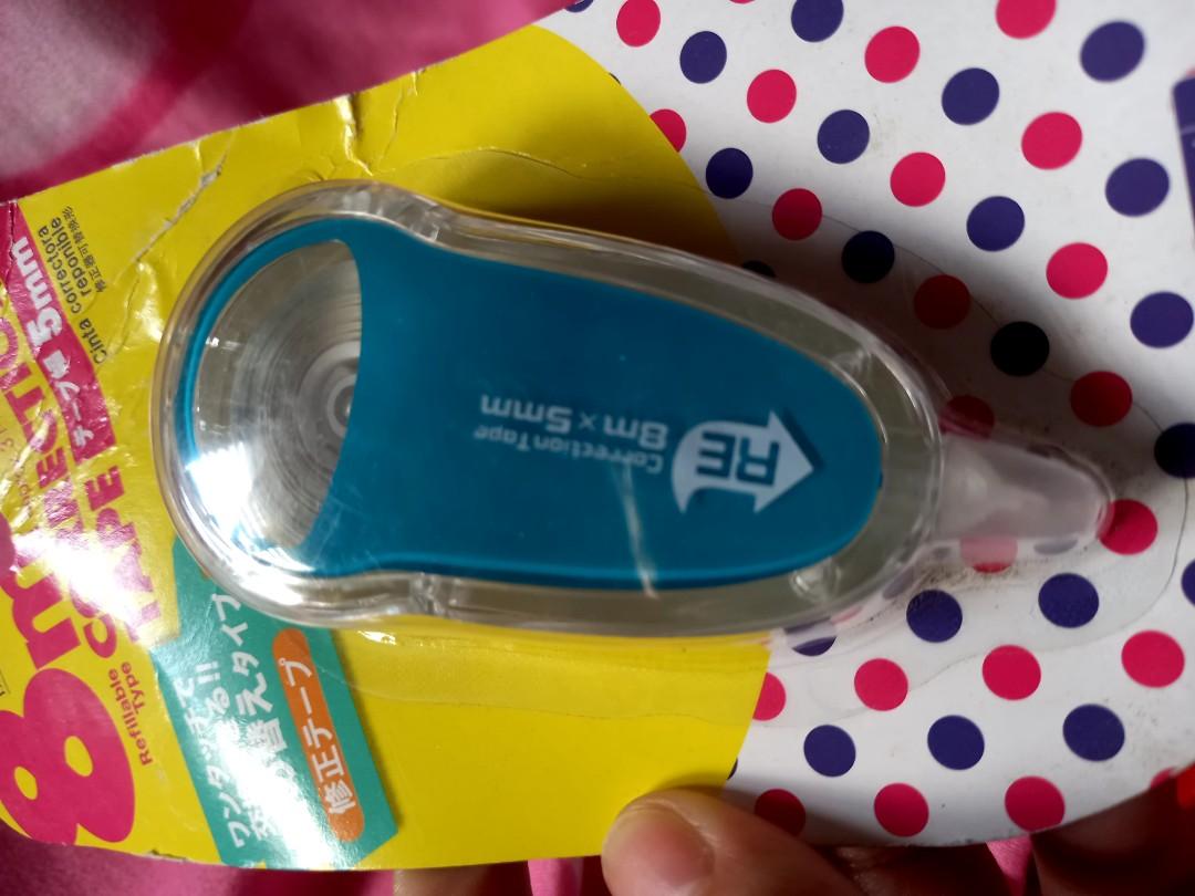 Daiso Refillable Type Correction Tape, Hobbies & Toys, Stationary