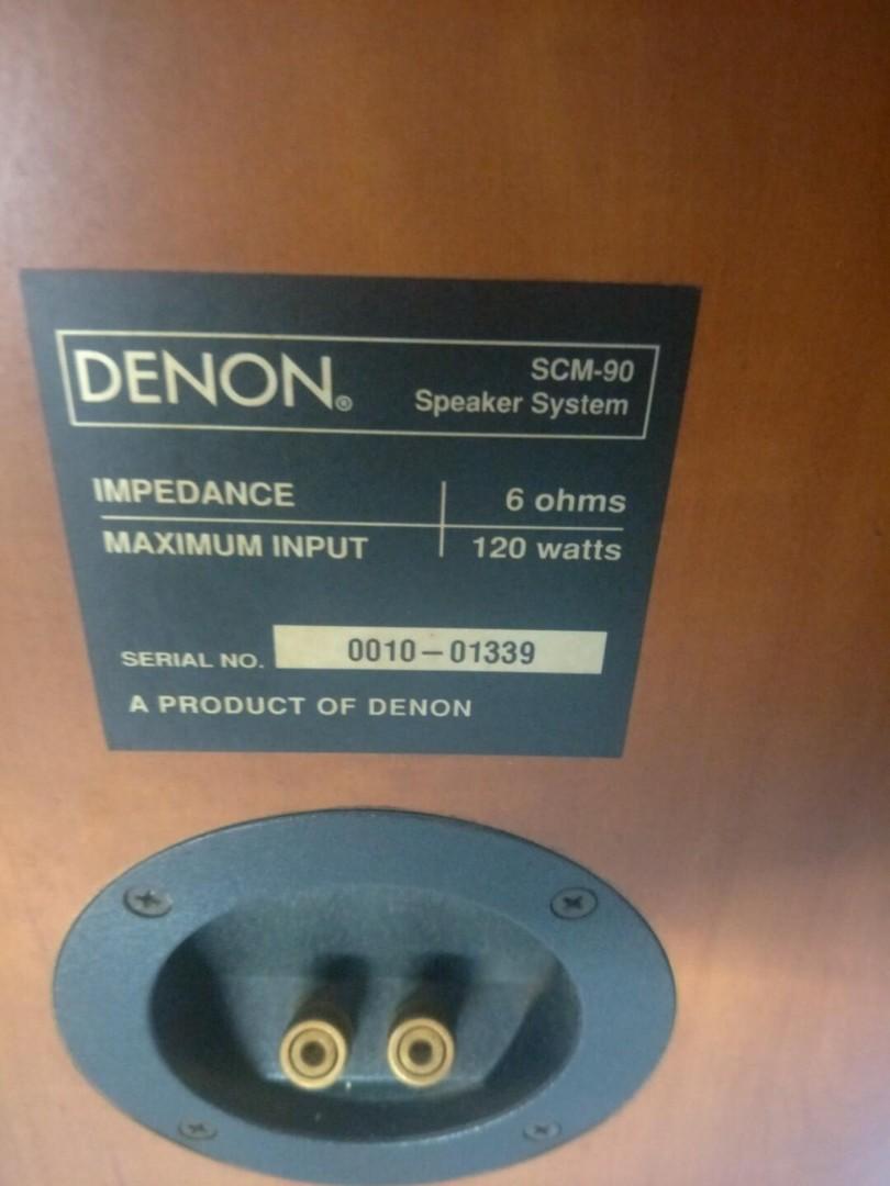 DENON SCM-90 Floorstanding Speakers 