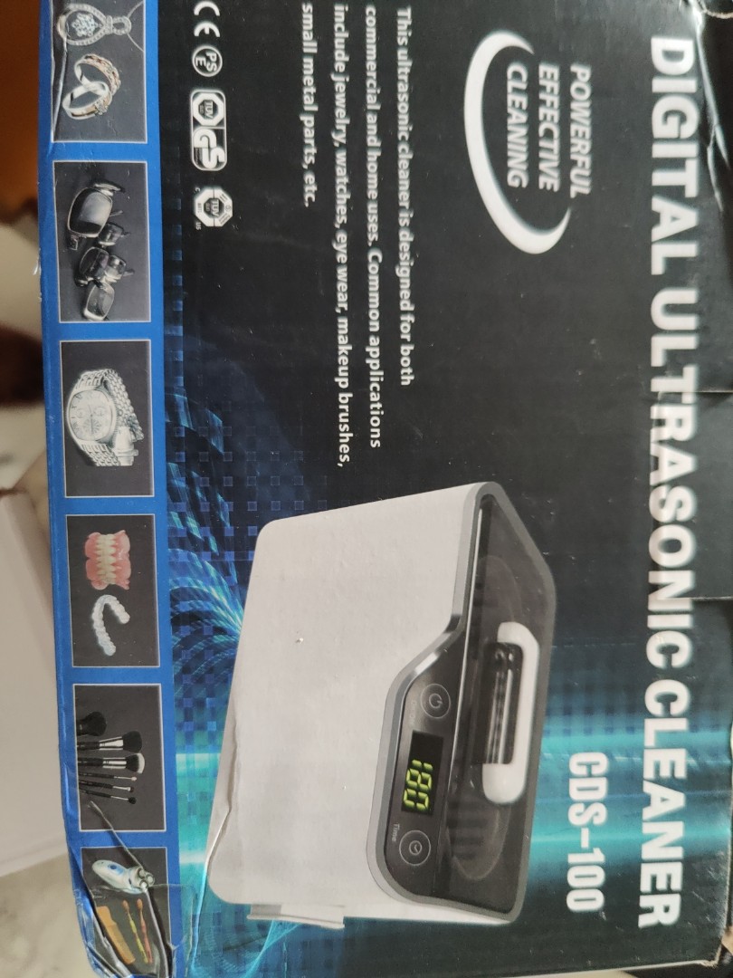 Digital Ultrasonic Cleaner CDS100, Furniture & Home Living, Home