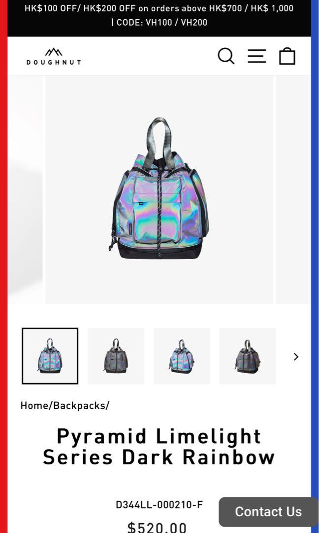 Pyramid Tiny Limelight Series Dark Rainbow Backpack