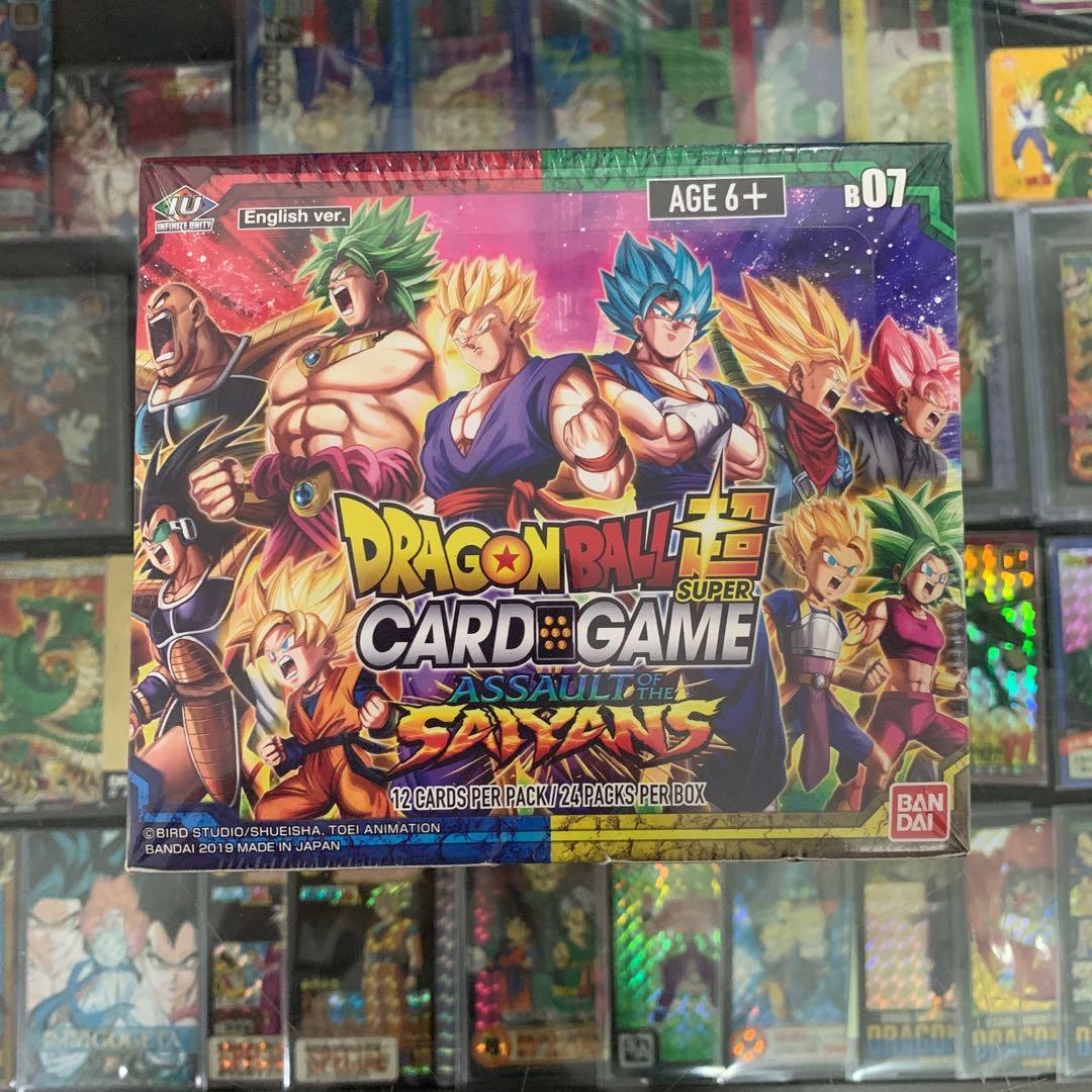 Dragonball Cards Super TCG Assault of Saiyan Booster Box B07 Promo, Hobbies & Toys, Toys & Games on Carousell Dragonball Cards Super TCG Assault of Saiyan Booster Box B07 Promo, Hobbies & Toys, Toys & Games on Carousell