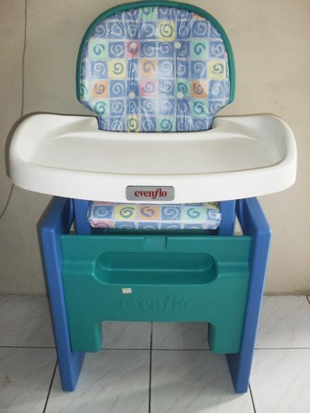 Evenflo high top chair table