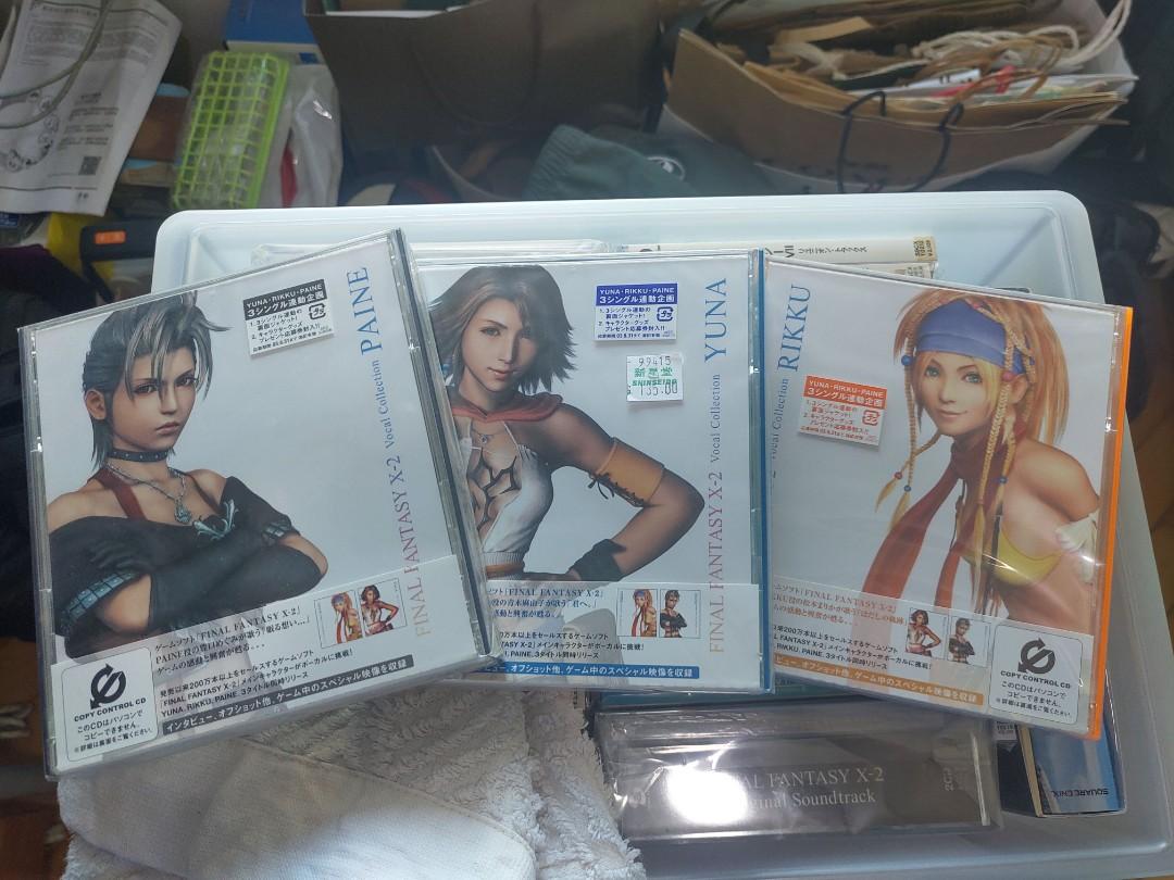 Final Fantasy X-2 vocal collection Yuna Rikki Paine 全新cd + dvd