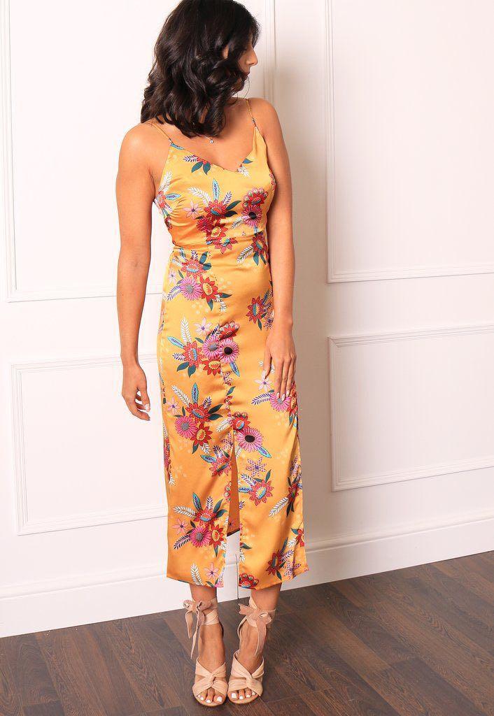 Glamorous floral maxi dress online