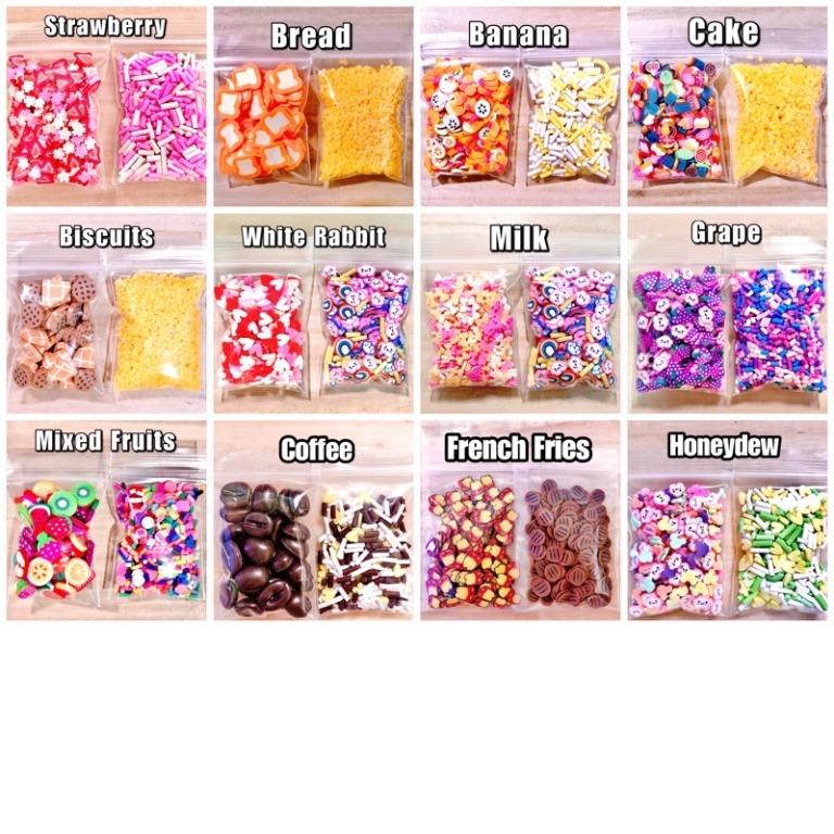 Fonfleurs DIY Slime Kit (White / Clear Base) with Random Sprinkles ...