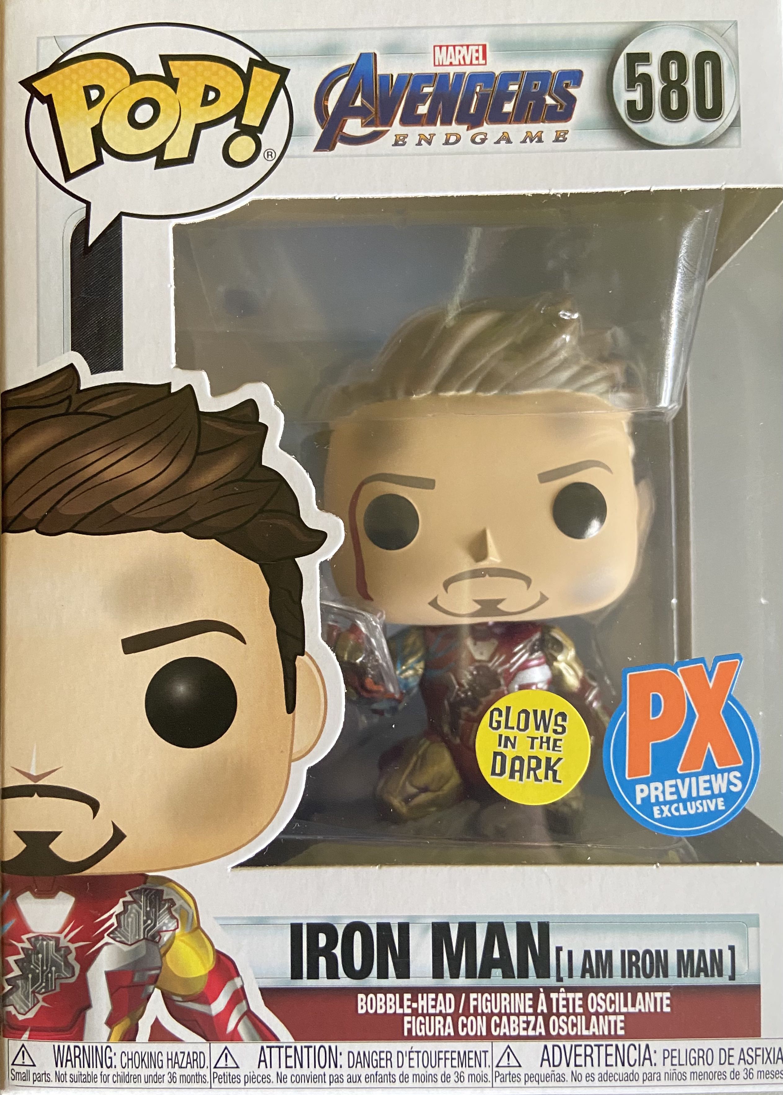 Funko Pop 580: Iron Man [I Am Iron Man] (PX Previews Exclusive ...