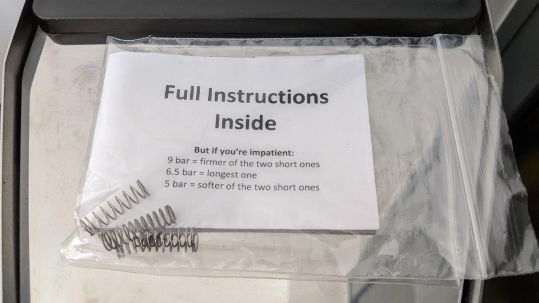 Gaggia Classic Pro Latest Model Onehole steam wand Silicone gasket, TV