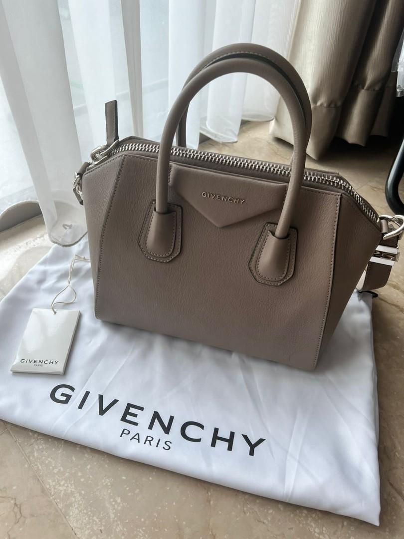 Givenchyy antigona grained small in dune 2016 with strap dustbag