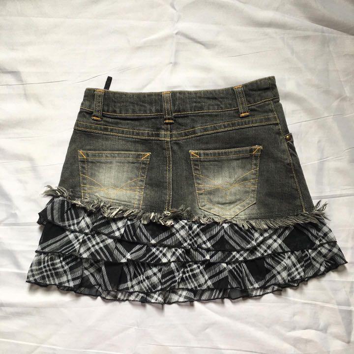 Short cheap skirt grunge