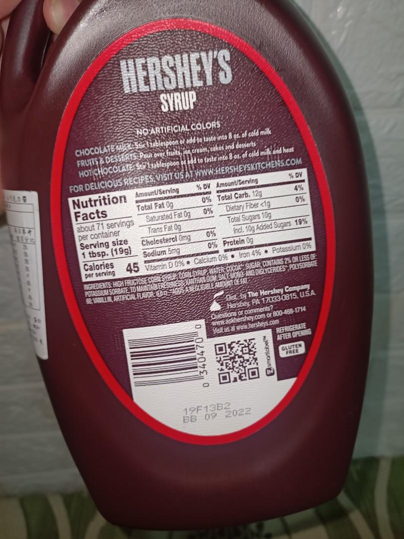 Hershey's Chocolate Syrup, Food & Drinks, Other Food & Drinks ...